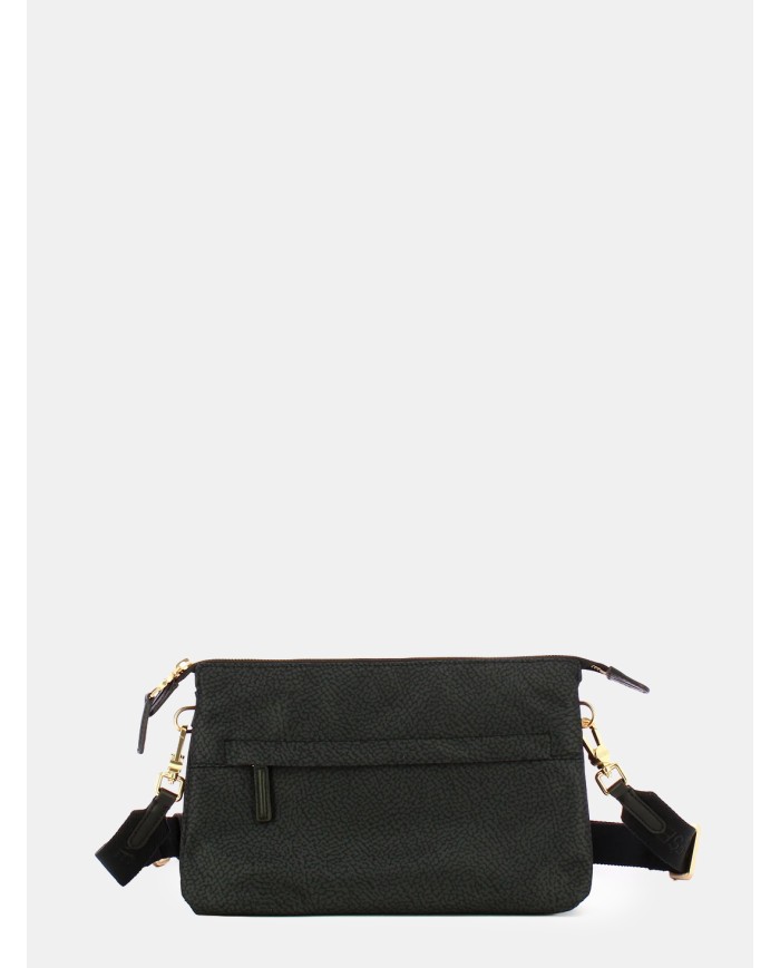 BORBONESE Cross Over Small Borbonese Dark Black Dark Black