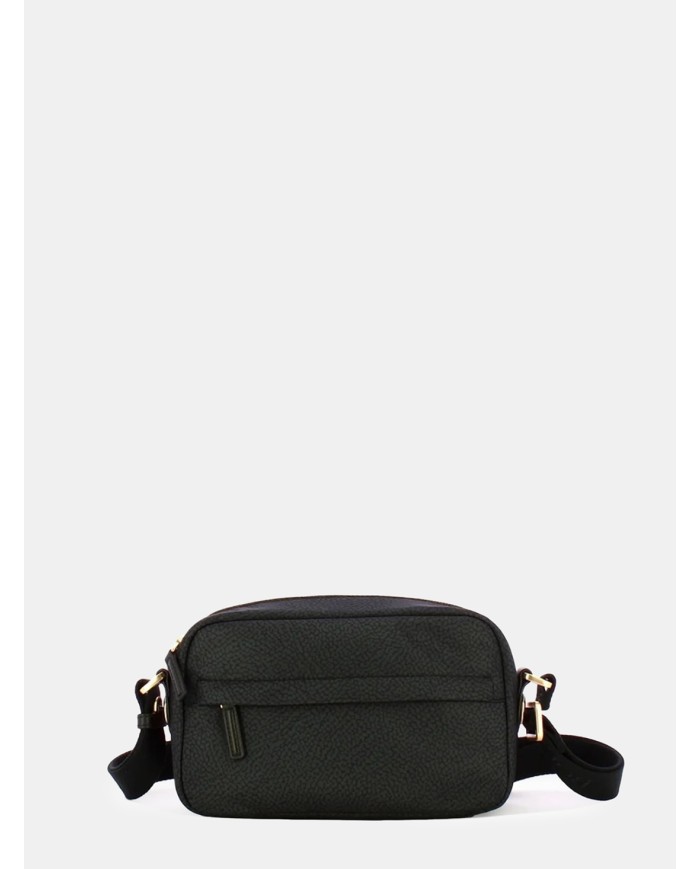 BORBONESE Camera Case Small Borbonese Dark Black Dark Black