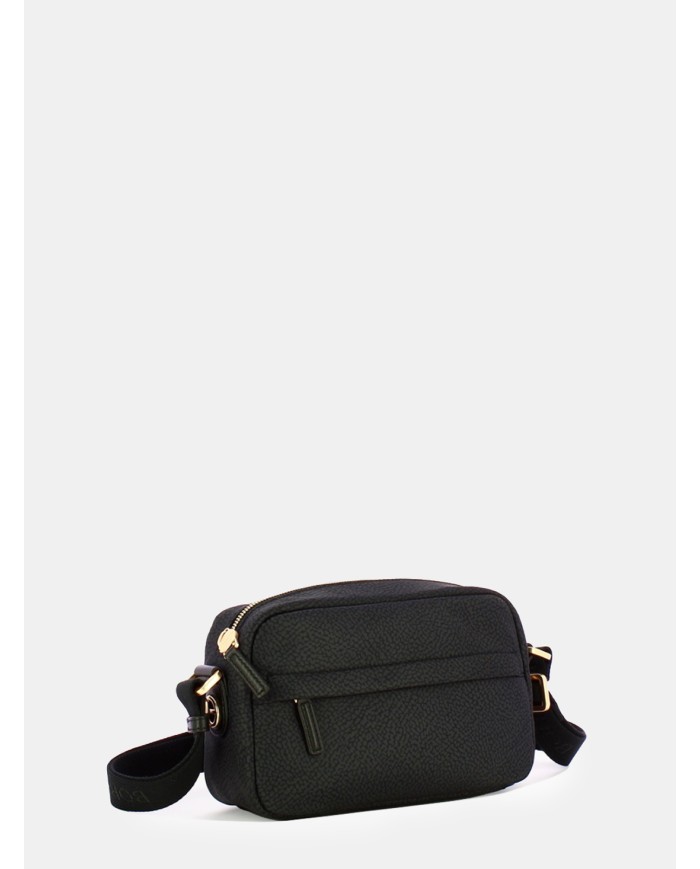BORBONESE Camera Case Small Borbonese Dark Black Dark Black