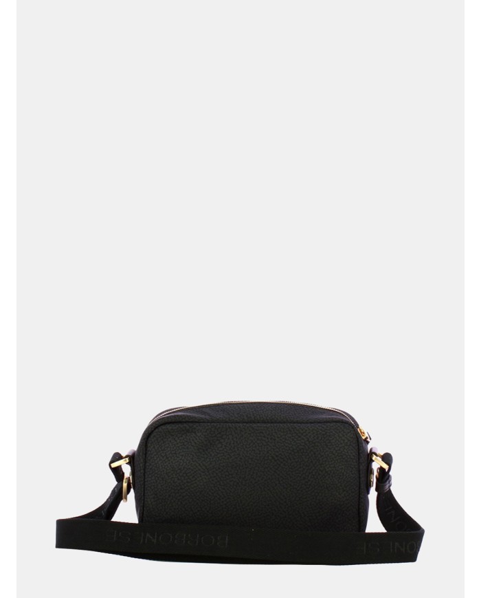 BORBONESE Camera Case Small Borbonese Dark Black Dark Black
