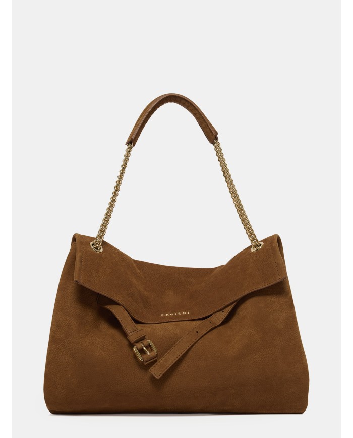ORCIANI Borsa Venus Nabucco Midi in Pelle Nabuk Sella
