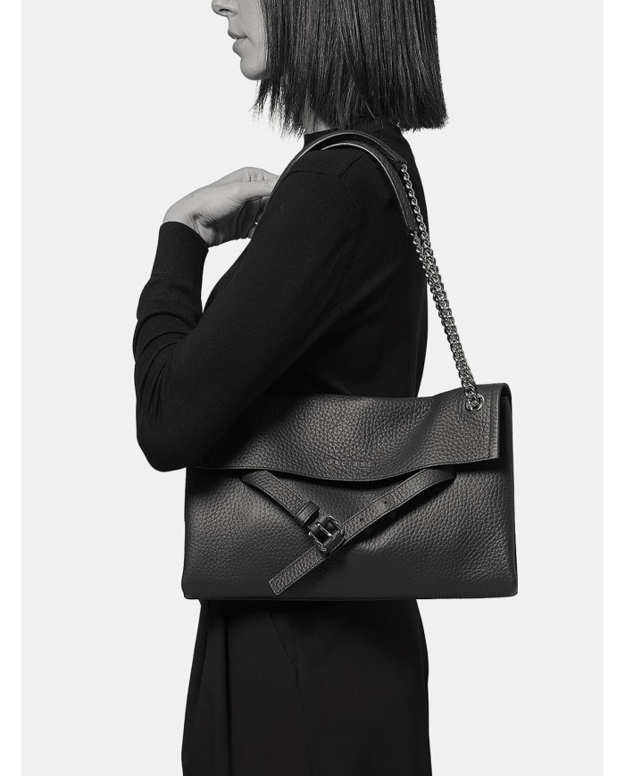 ORCIANI Borsa Venus Small Soft Black